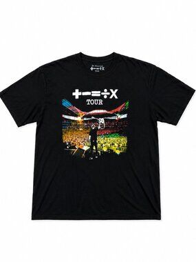 Ed Sheeran Mathematics Tour Concert Tee Adult XL Black Official Merch